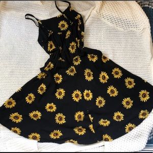 Sunflower black sundress